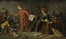 Faust die zijn ziel verkoopt aan Méphistophélès - Jan Jansz van Buesem — weergave van het kunstwerk