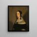 Portret van Sophia van Overmeer echtgenote van Adriaen van Persijn - Jan Jansz Westerbaen I. — ingelijst kunstwerk aan de muur