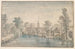 Dorp aan een rivier - Jan Jansz den Uyl — weergave van het kunstwerk