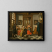 Kaartspel - Jan Josef Horemans de Jonge — ingelijst kunstwerk aan de muur