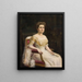 Portrait of Stefania Kronenberg - Jan Kauzik — framed artwork on a wall