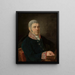 portret van de vader van de schilder Augustyn Minasowicz - Jan Klemens Minasowicz — ingelijst kunstwerk aan de muur