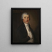 portret van John O'Connor 1760-1802, hoogleraar aan de Universiteit van Vilnius - Jan Krzysztof Damel — ingelijst kunstwerk aan de muur