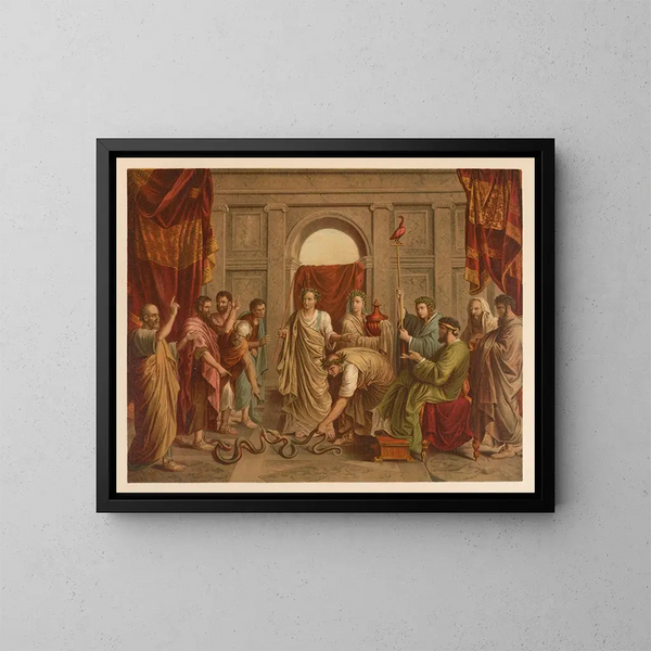 Golden Bible Painting of the Classics Pl035 - Jan Ladislaw Skora — framed artwork on a wall