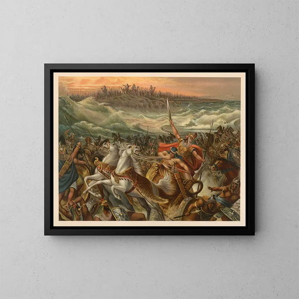 Bible dorée des classiques - Jan Ladislaw Skora — framed artwork on a wall