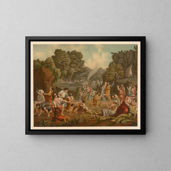 Bible dorée des classiques Pl037 - Jan Ladislaw Skora — framed artwork on a wall