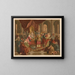Bijbel met gouden omlijsting van de klassiekers Pl055 - Jan Ladislaw Skora — ingelijst kunstwerk aan de muur