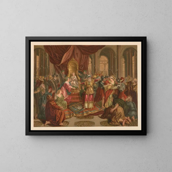 Golden Bible Painting of the Classics Pl055 - Jan Ladislaw Skora — framed artwork on a wall