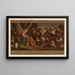 Bijbel goudkleurig van de klassiekers Pl069 - Jan Ladislaw Skora — ingelijst kunstwerk aan de muur