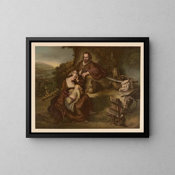 Bijbel in goud van de klassiekers - Jan Ladislaw Skora — ingelijst kunstwerk aan de muur