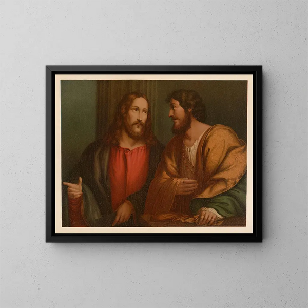 Bijbel goudkleurig van de klassiekers - Jan Ladislaw Skora — ingelijst kunstwerk aan de muur