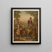Bijbel gouden klassiek Pl082 - Jan Ladislaw Skora — ingelijst kunstwerk aan de muur