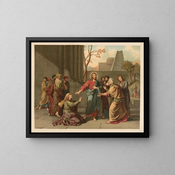 Bijbel goudkleurig van de klassiekers - Jan Ladislaw Skora — ingelijst kunstwerk aan de muur