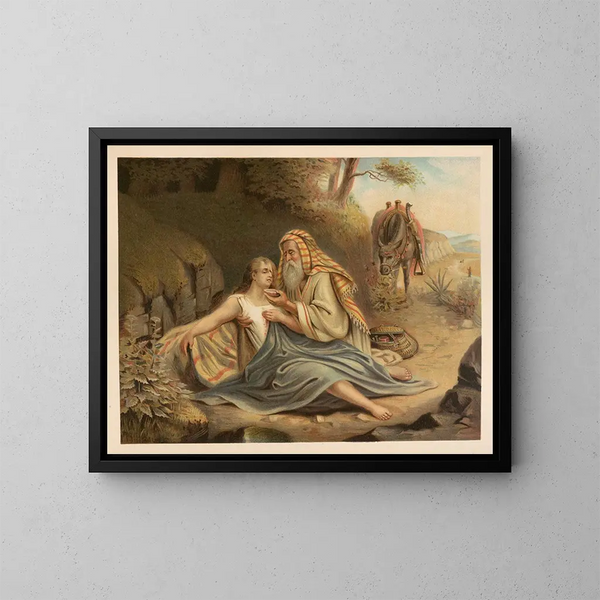 Bijbel goudkleurig van de klassiekers - Jan Ladislaw Skora — ingelijst kunstwerk aan de muur