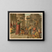Bijbel met gouden omlijsting van de klassiekers Pl124 - Jan Ladislaw Skora — ingelijst kunstwerk aan de muur