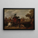 Een cavalerielading - Jan Martszen de Jonge — ingelijst kunstwerk aan de muur