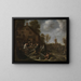 Feest van het dorp - Jan Miense Molenaer — ingelijst kunstwerk aan de muur