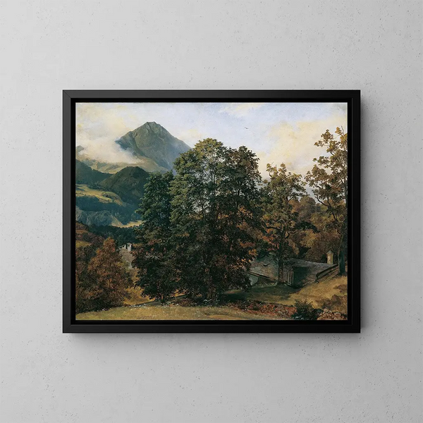 Berchtesgaden - Jan Nowopack — framed artwork on a wall