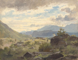 Studie van landschap - Jan Nowopack — weergave van het kunstwerk