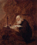 Sint Hieronymus - Jan Olis — weergave van het kunstwerk