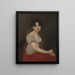 Portret van de echtgenote van generaal mevrouw Dziekoska - Jan Peifer — ingelijst kunstwerk aan de muur