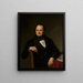 Portrait of architect Andrzej Gołaski - Jan Sikorski — framed artwork on a wall