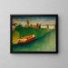 Barge - Jan Spychalski — ingelijst kunstwerk aan de muur