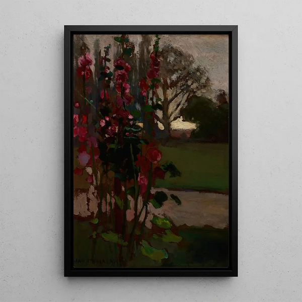 Jan Stanislawski - Hollyhocks Polish Autumn.webp
