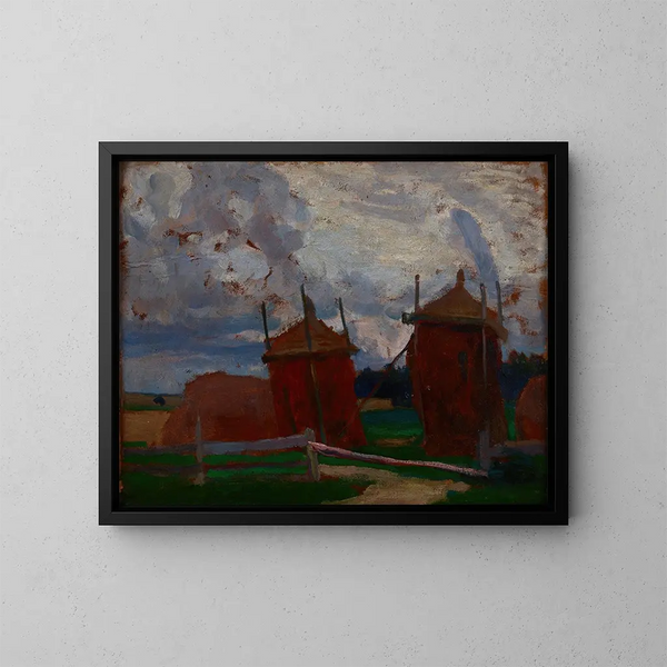 Ricks lituaniens - Jan Stanisławski — ingelijst kunstwerk aan de muur