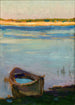 Petit bateau sur la rivière - Jan Stanisławski — weergave van het kunstwerk