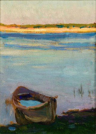 Jan Stanislawski - Small Boat on the River.webp