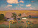 Zonnebloemen - Jan Stanisławski — weergave van het kunstwerk