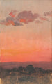 Zonsondergang - Jan Stanisławski — weergave van het kunstwerk
