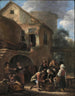 Een deel van boeren - Jan Steen — weergave van het kunstwerk