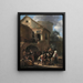 Een deel van boeren - Jan Steen — ingelijst kunstwerk aan de muur