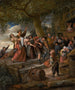 Een varken behoort tot de varkensstal - Jan Steen — weergave van het kunstwerk