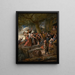 Een varken behoort tot de varkensstal - Jan Steen — ingelijst kunstwerk aan de muur