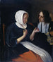 Een stel dat drinkt - Jan Steen — weergave van het kunstwerk