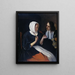 Een stel dat drinkt - Jan Steen — ingelijst kunstwerk aan de muur