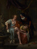 Bethsabée na het bad - Jan Steen — weergave van het kunstwerk