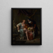 Bethsabée na het bad - Jan Steen — ingelijst kunstwerk aan de muur