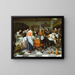 Viering van de geboorte - Jan Steen — ingelijst kunstwerk aan de muur