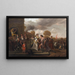 David die triomfant terugkeert na het verslaan van Goliath en de Filistijnen - Jan Steen — ingelijst kunstwerk aan de muur