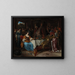 Esther, Assuérus en Haman - Jan Steen — ingelijst kunstwerk aan de muur
