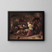 Spelers in ruzie - Jan Steen — ingelijst kunstwerk aan de muur
