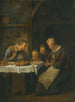 genade vóór een maaltijd - Jan Steen — weergave van het kunstwerk