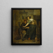 herberg met gastheren en kamermeisje - Jan Steen — ingelijst kunstwerk aan de muur