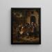 Le petit auteur - Jan Steen — ingelijst kunstwerk aan de muur