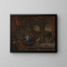 Samson beledigd door de Filistijnen - Jan Steen — ingelijst kunstwerk aan de muur