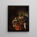 De fabrikanten van kaarsen - Jan Steen — ingelijst kunstwerk aan de muur
